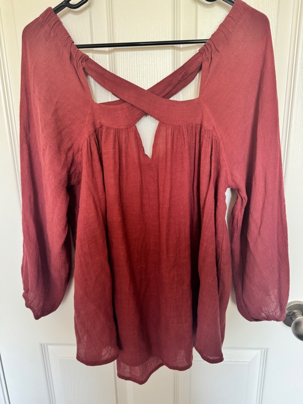 Entro Crisscross Blouse